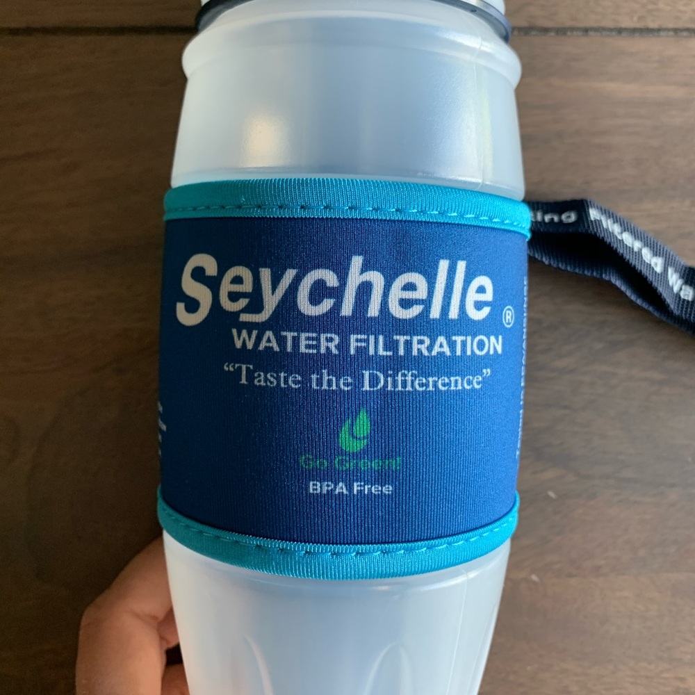 Seychelle Water Filter, 28oz Water Bottle